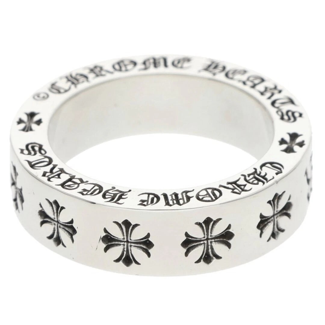 CHROME HEARTS SPACER FOREVER SILVER RING MENS: Chrome Hearts Spacer Forever Silver Ring Mens Brand: Chrome Hearts Type/Style: Ring Material: 925 Silver Color: silver Size: US Size 12.5 Accessories: None Accessories Notice: When purchasing