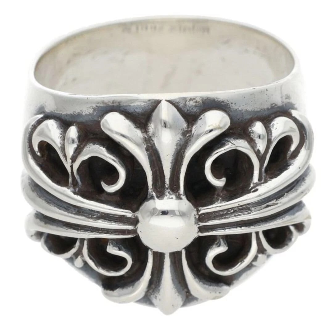 CHROME HEARTS KEEPER SILVER RING: Chrome Hearts KEEPER Silver Ring Brand: Chrome Hearts Type/Style: Ring Material: 925 Silver Color: silver Size: US Size 23 Accessories: None Accessories Notice: When purchasing pre-owned goods,