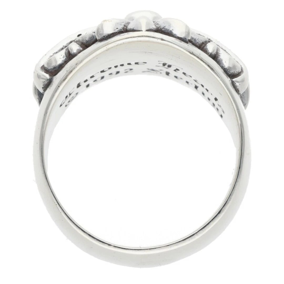 CHROME HEARTS KEEPER SILVER RING - 2