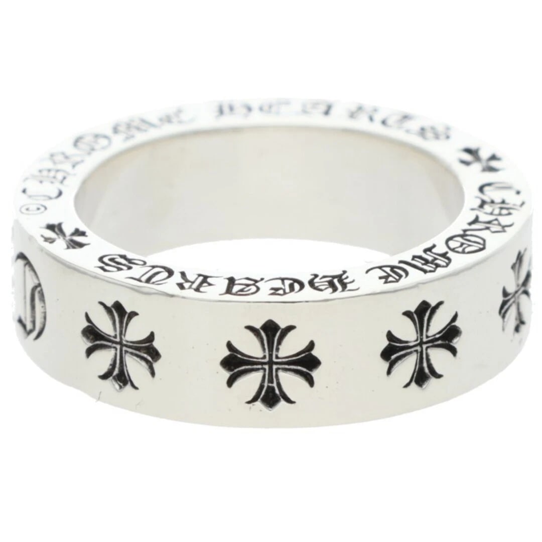 CHROME HEARTS SPACER FOREVER SILVER RING MENS: Chrome Hearts Spacer Forever Silver Ring Mens Brand: Chrome Hearts Type/Style: Ring Material: 925 Silver Color: silver Size: US Size 10.5 Accessories: None Accessories Notice: When purchasing