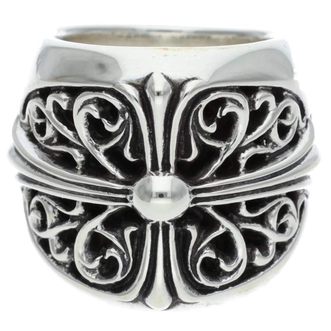 CHROME HEARTS CLASSIC OVAL CROSS SILVER RING: Chrome Hearts Classic Oval Cross Silver Ring Brand: Chrome Hearts Type/Style: Ring Material: 925 Silver Color: silver Size: US Size 18 Accessories: None Accessories Notice: When purchasing