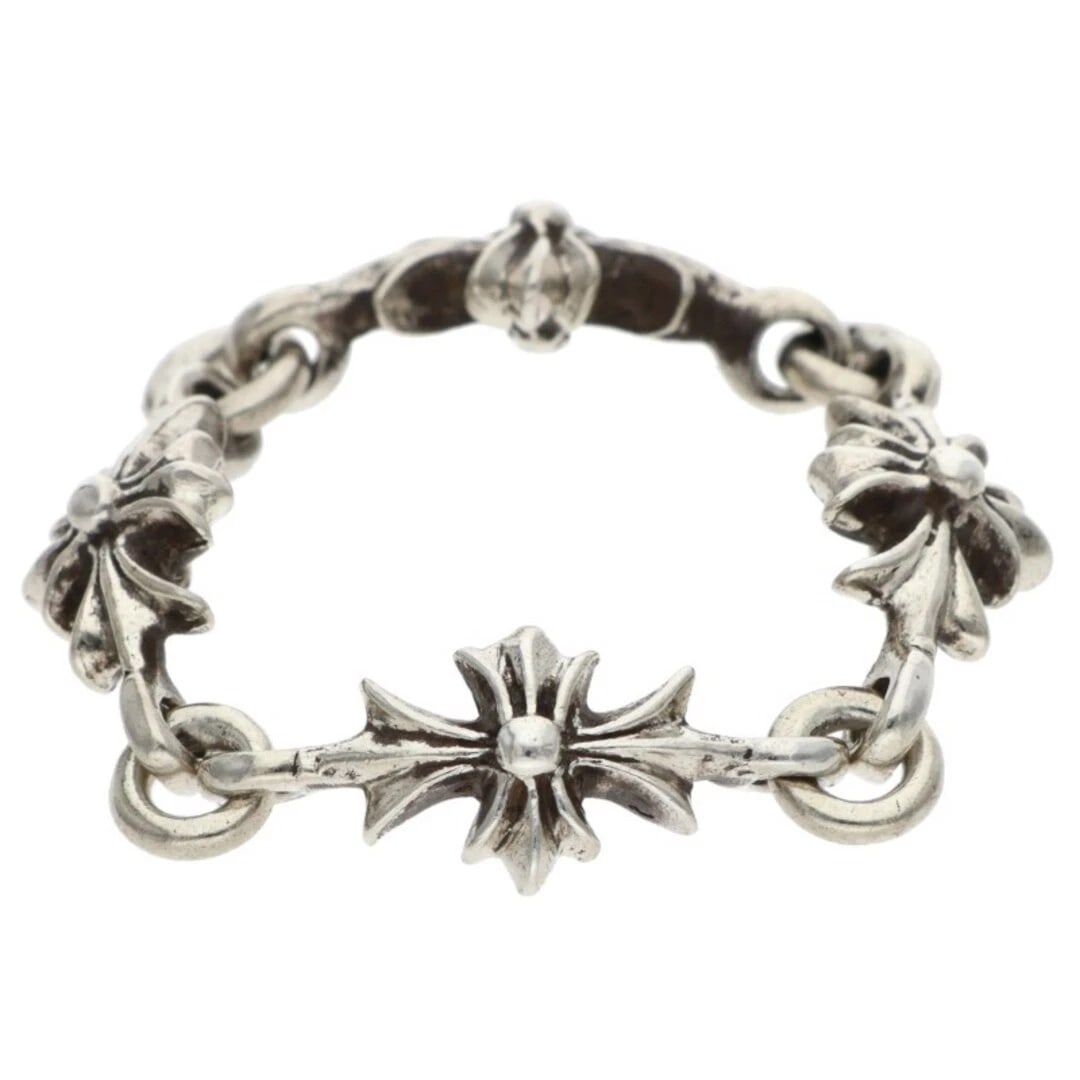 CHROME HEARTS RING TINY ECH PLUS SILVER MEN'S - 3