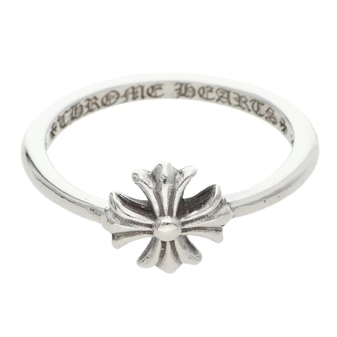 CHROME HEARTS BUBBLEGUM CH PLS BUBBLE GUM PLUS SILVER RING: Chrome Hearts BUBBLEGUM CH PLS Bubble Gum Plus Silver Ring Brand: Chrome Hearts Type/Style: Ring Material: 925 Silver Color: silver Size: US Size 7 Accessories: None Accessories Notice: When