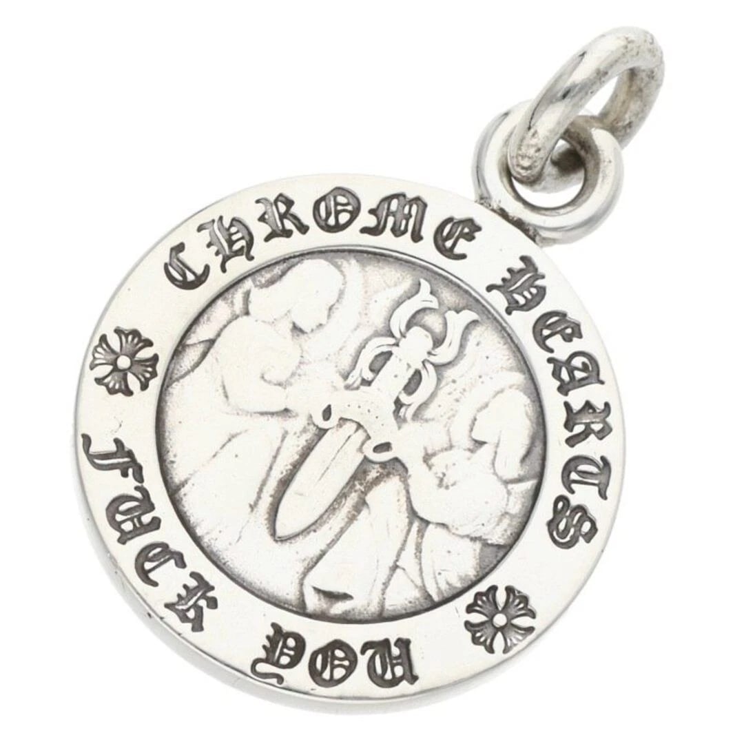 CHROME HEARTS CHARM V1 SILVER NECKLACE TOP: Chrome Hearts Charm V1 Silver Necklace Top Brand: Chrome Hearts Type/Style: Necklace Material: 925 Silver Color: silver Size: vertical 3cm Accessories: None Accessories Notice: When purchasing