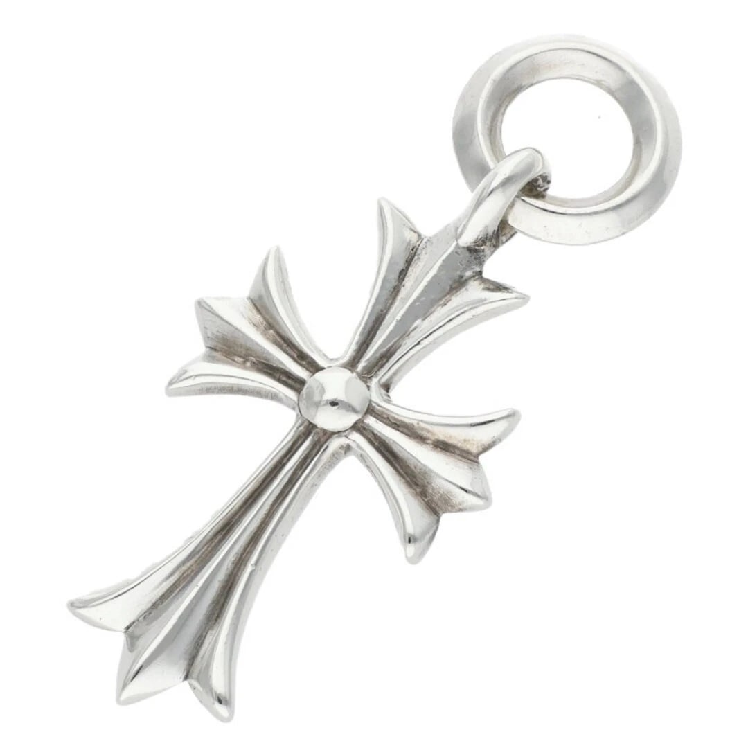 CHROME HEARTS CHARM SILVER NECKLACE TOP: Chrome Hearts Charm Silver Necklace Top Brand: Chrome Hearts Type/Style: Necklace Material: 925 Silver Color: silver Size: vertical 3.8cm Accessories: None Accessories Notice: When purchas