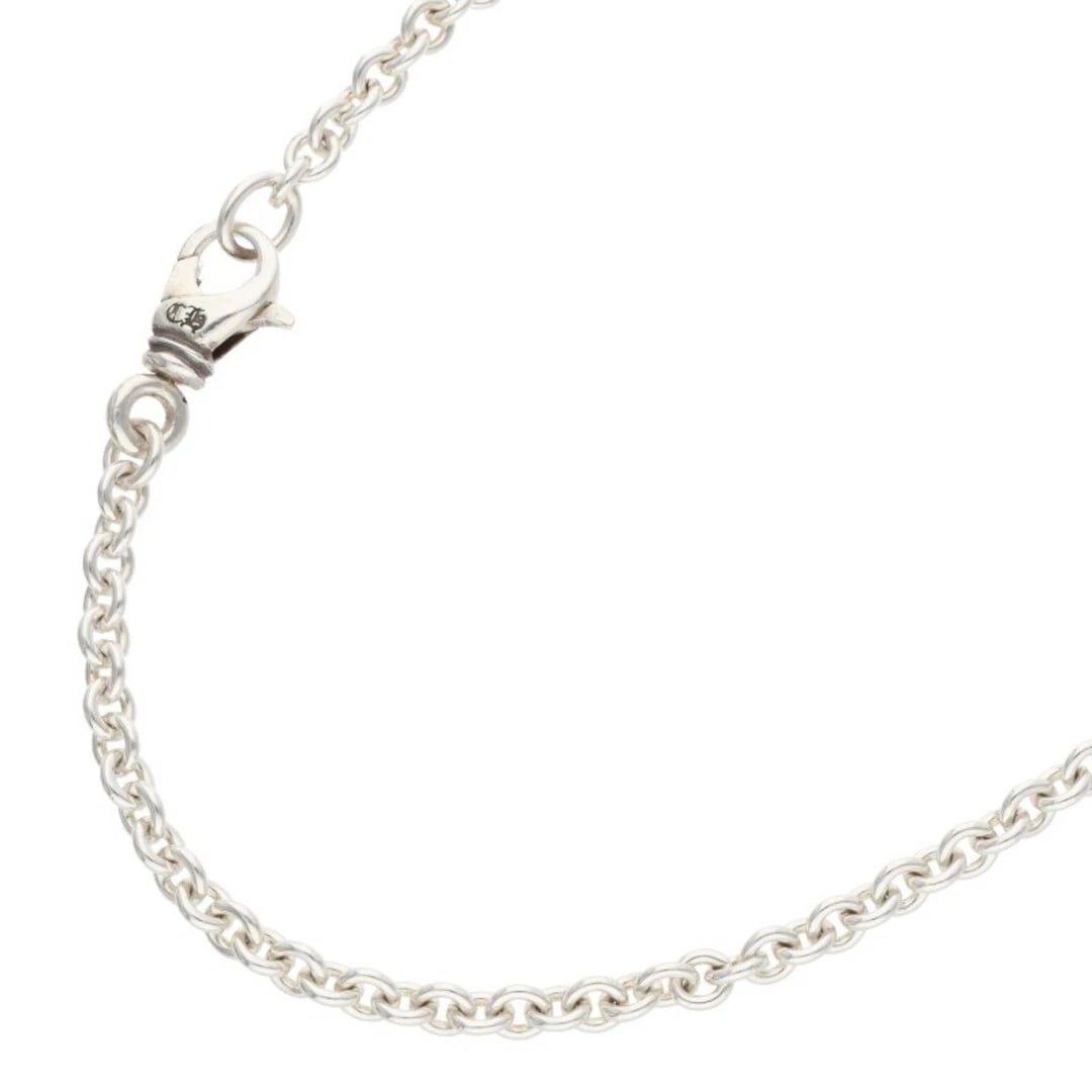 CHROME HEARTS NE CHAIN SILVER NECKLACE MEN'S: Chrome Hearts NE CHAIN Silver Necklace Men's Brand: Chrome Hearts Type/Style: Necklace Material: 925 Silver Color: silver Size: total length 45.5cm Accessories: None Accessories Notice: When