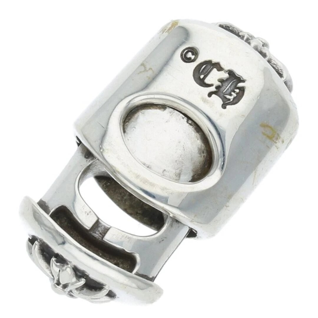CHROME HEARTS RACE STOPPER SILVER NECKLACE TOP: Chrome Hearts Race Stopper Silver Necklace Top Brand: Chrome Hearts Type/Style: Necklace Material: 925 Silver Color: silver Size: vertical 2.7cm Accessories: None Accessories Notice: When purchasing