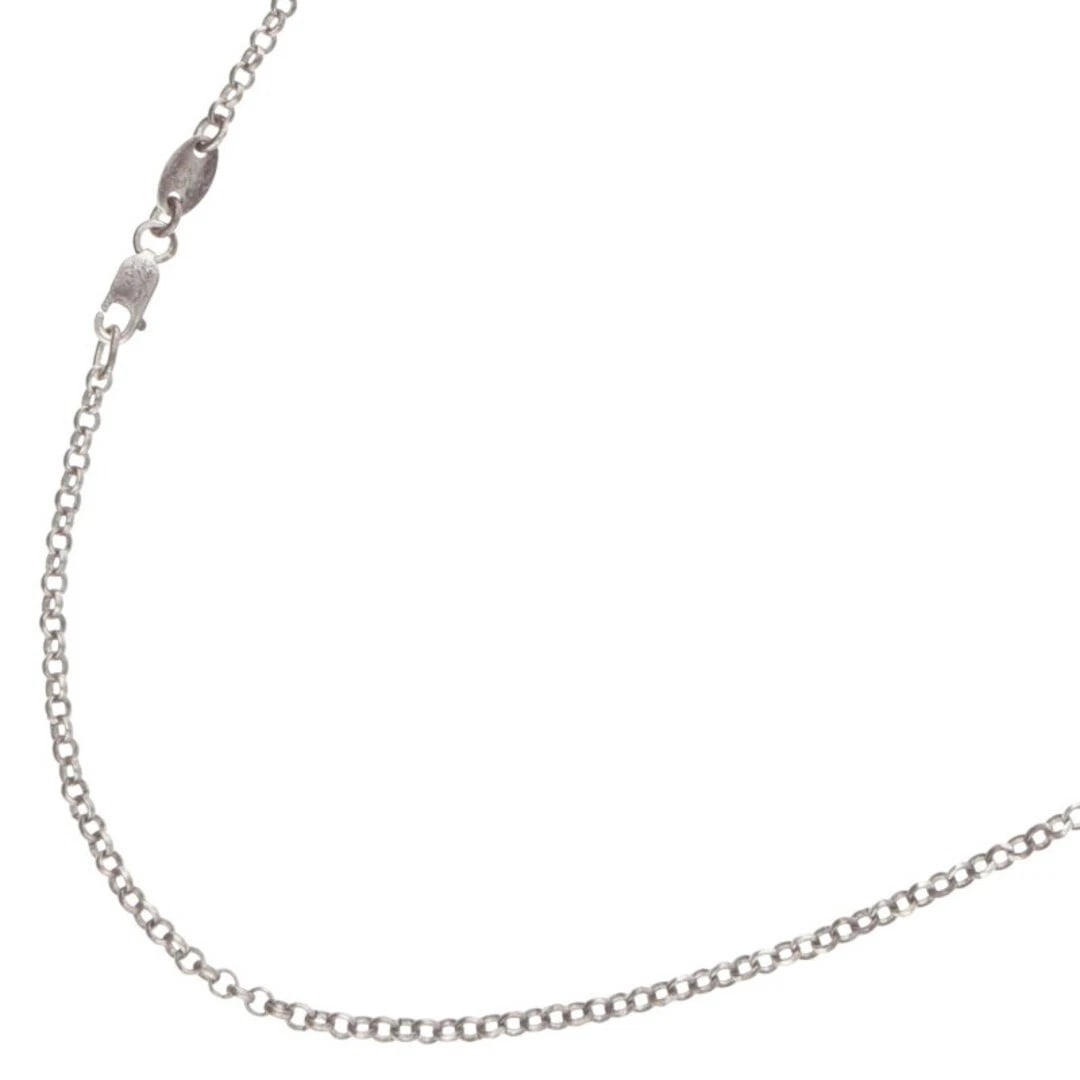 CHROME HEARTS NECKCHAIN ROLL CHAIN SILVER NECKLACE: Chrome hearts NECKCHAIN roll chain silver necklace Brand: Chrome Hearts Type/Style: Necklace Material: 925 Silver Color: silver Size: total length 51cm Accessories: None Accessories Notice