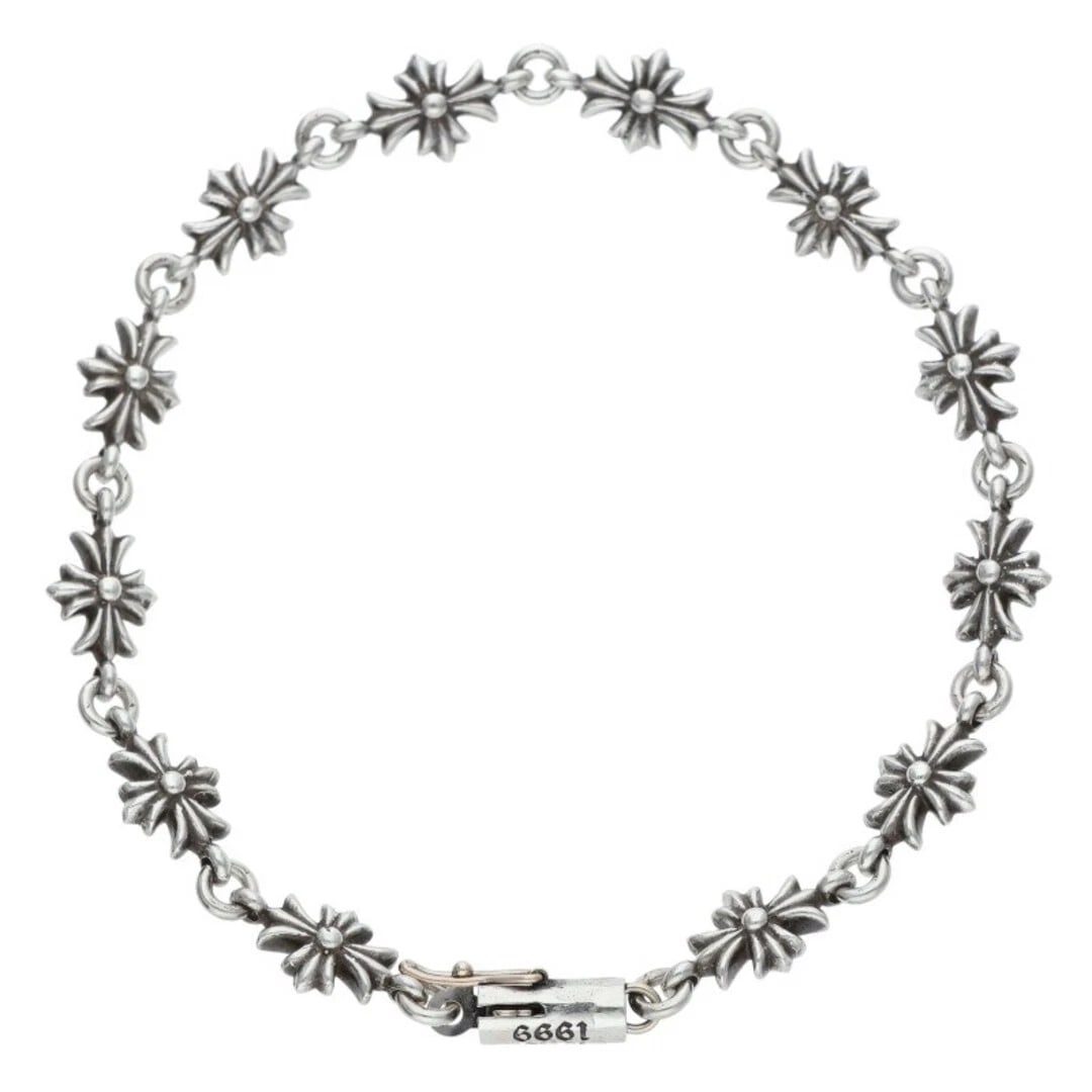 CHROME HEARTS PLS TINY ECH PLUS SILVER BRACELET - 2