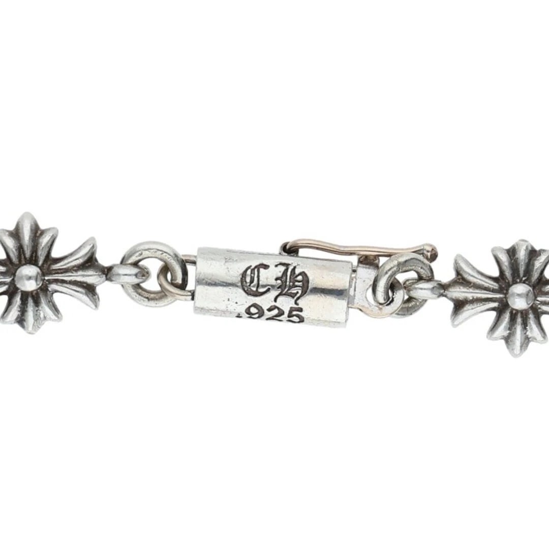 CHROME HEARTS PLS TINY ECH PLUS SILVER BRACELET - 3
