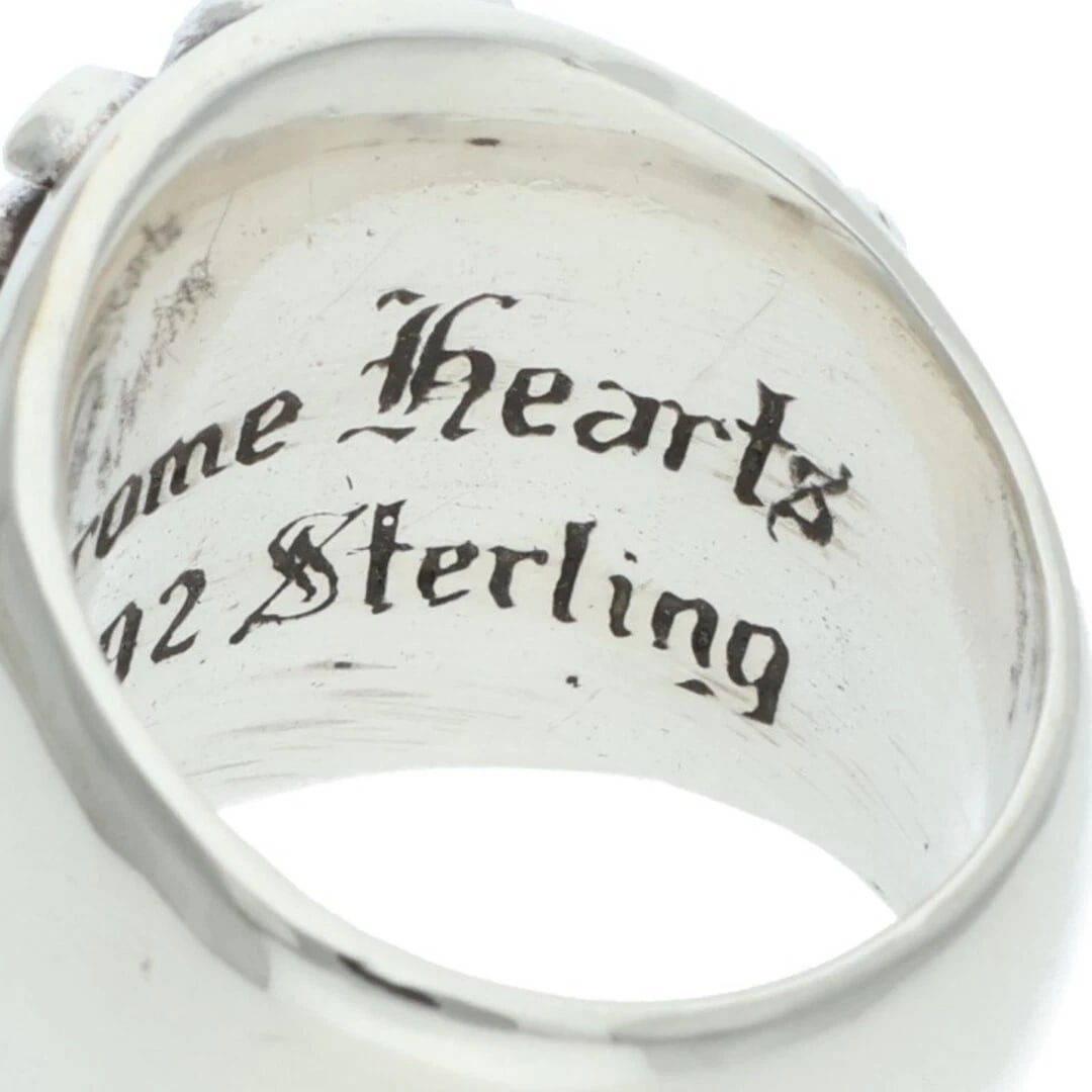 CHROME HEARTS KEEPER SILVER RING MEN'S - 2