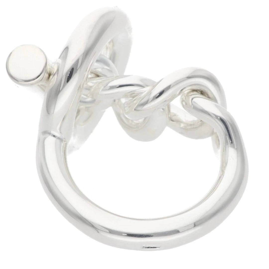 HERMES CROISETTE SILVER RING MEN'S - 2