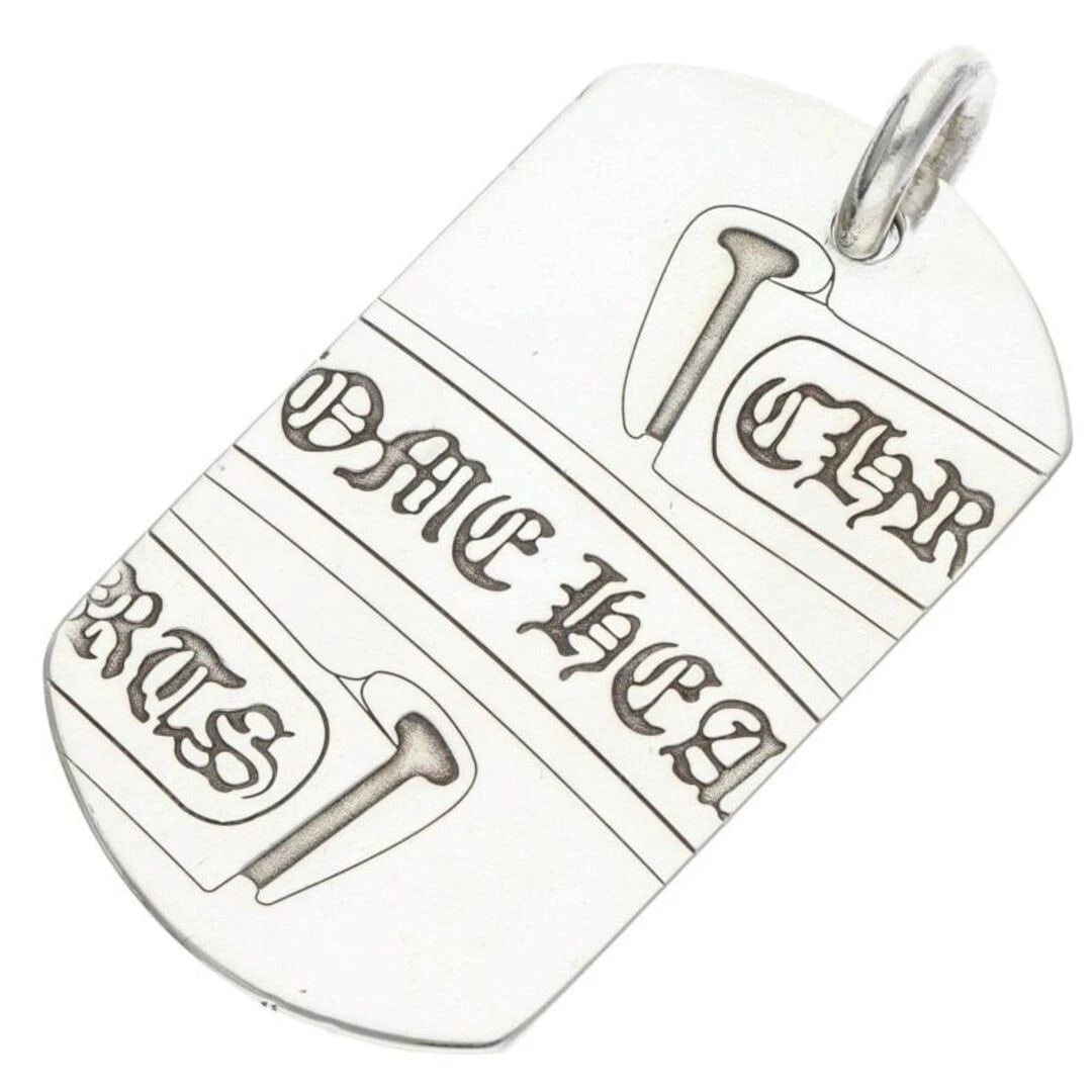 CHROME HEARTS LARGE DOG TOKYO NECKLACE TOP: Chrome Hearts large dog Tokyo necklace top Brand: Chrome Hearts Type/Style: Necklace Material: 925 Silver Color: silver Size: vertical 5.8cm Accessories: None Accessories Notice: When purc