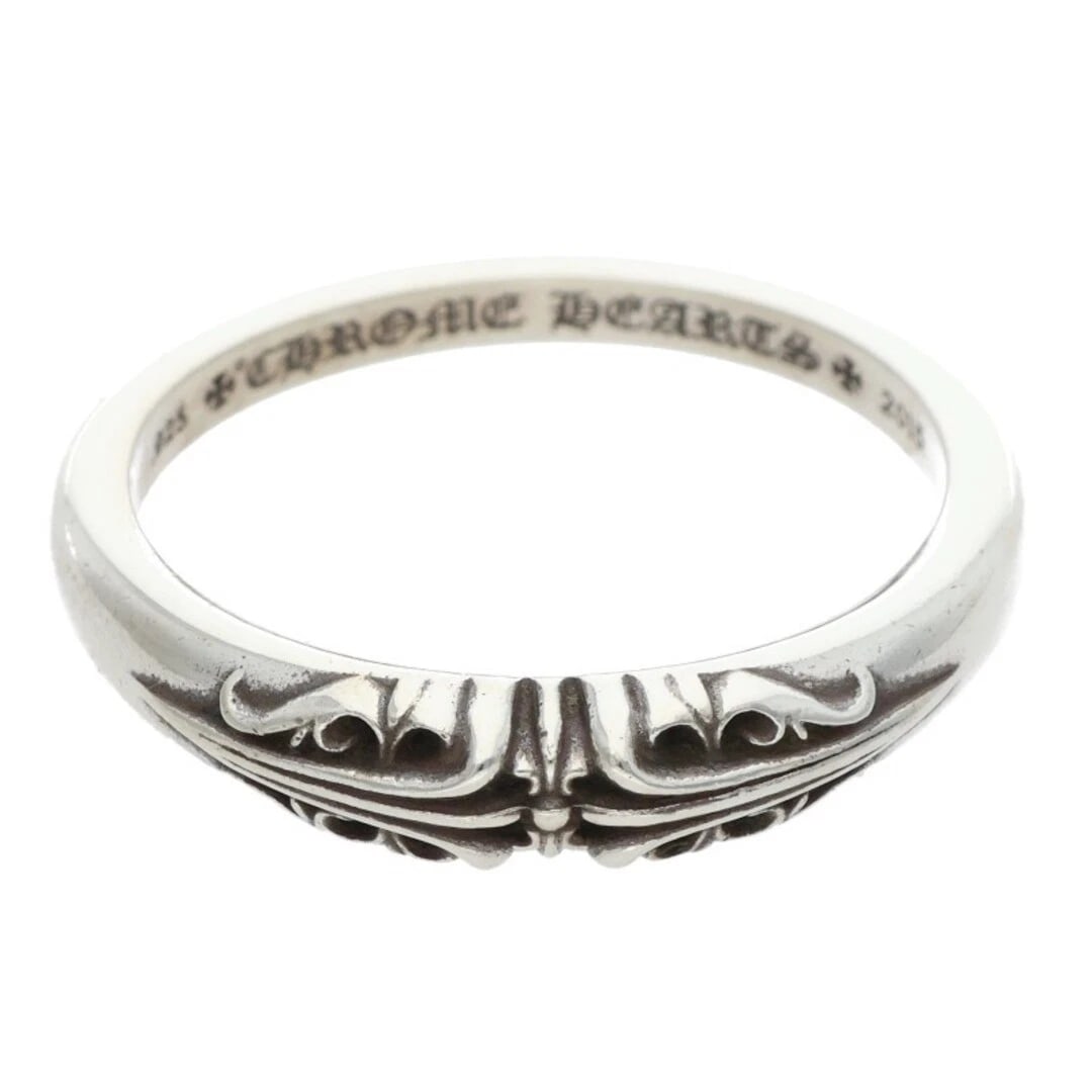 CHROME HEARTS BABY CLSC CLASSIC SILVER RING: Chrome Hearts BABY CLSC Classic Silver Ring Brand: Chrome Hearts Type/Style: Ring Material: 925 Silver Color: silver Size: US Size 26 Accessories: None Accessories Notice: When purchasing