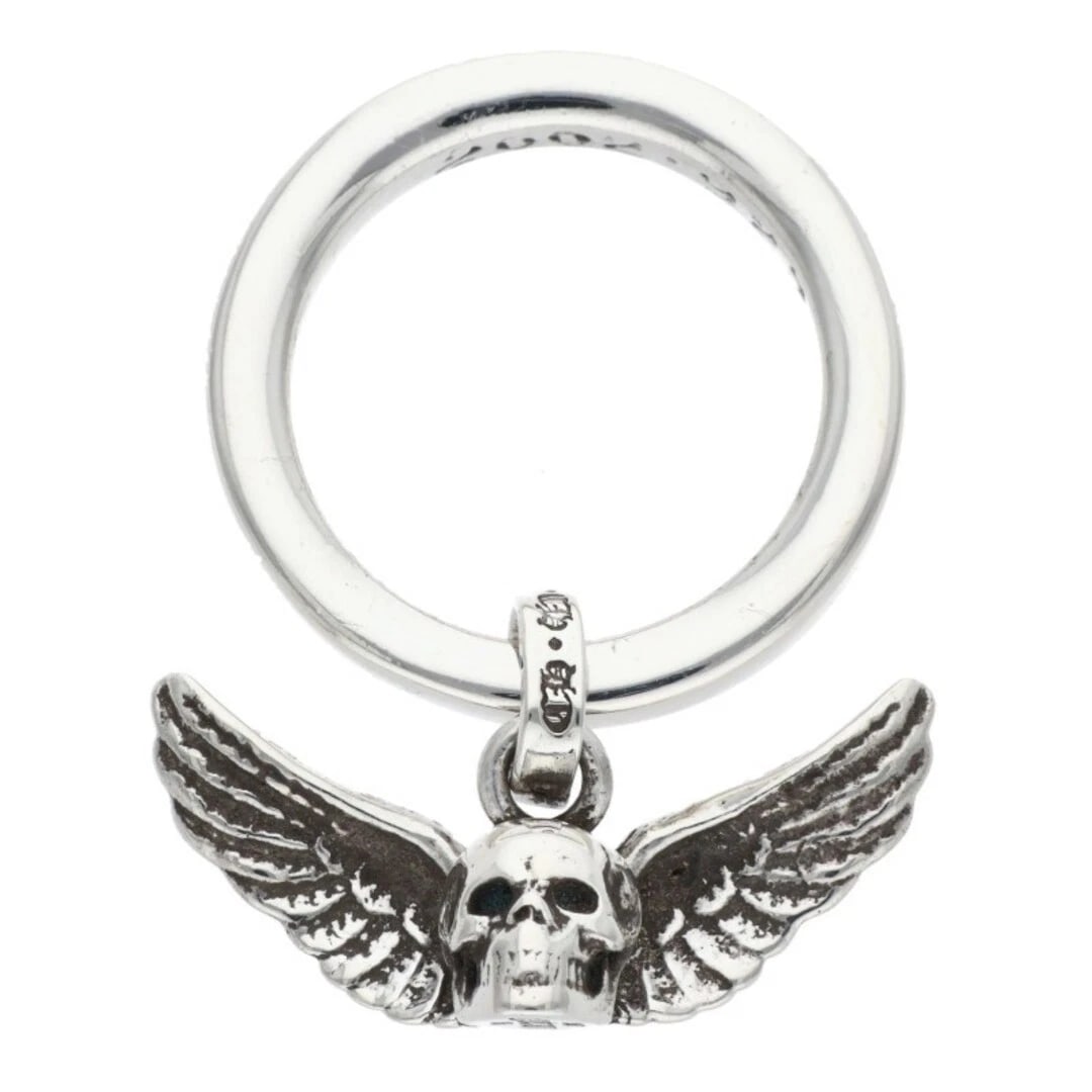 CHROME HEARTS MOTIF SILVER RING: Chrome Hearts motif silver Ring Brand: Chrome Hearts Type/Style: Ring Material: 925 Silver Color: silver Size: US Size 10 Accessories: None Accessories Notice: When purchasing pre-owned goods, please