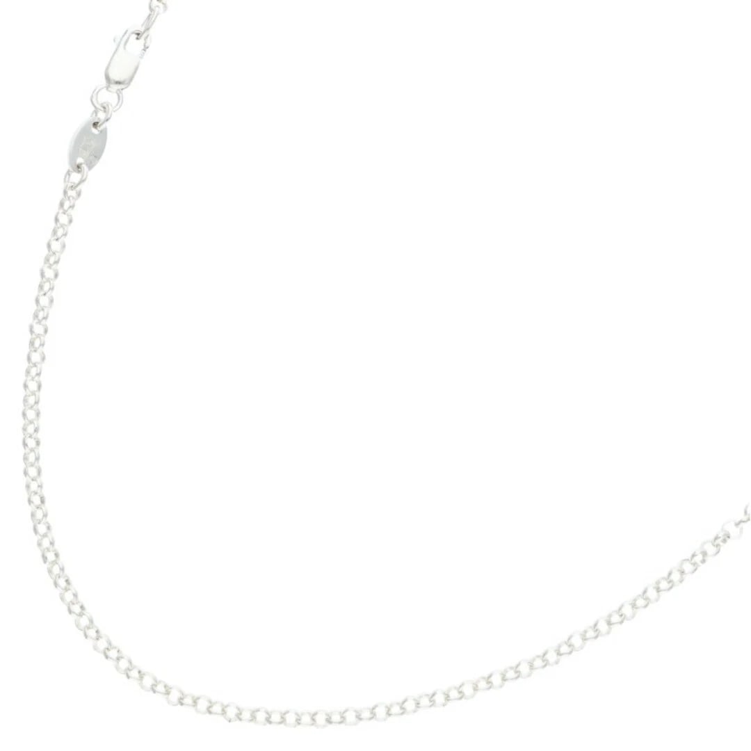 CHROME HEARTS NECKCHAIN ROLL CHAIN 20INCH SILVER NECKLACE: Chrome hearts NECKCHAIN roll chain 20inch silver necklace Brand: Chrome Hearts Type/Style: Necklace Material: 925 Silver Color: silver Size: total length 51cm Accessories: None Accessories