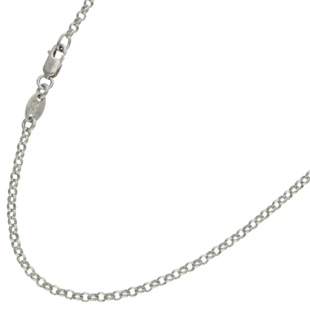 CHROME HEARTS NECKCHAIN ROLL CHAIN SILVER NECKLACE: Chrome hearts NECKCHAIN roll chain silver necklace Brand: Chrome Hearts Type/Style: Necklace Material: 925 Silver Color: silver Size: total length 49cm Accessories: None Accessories Notice