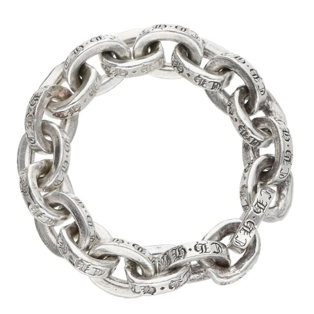 CHROME HEARTS PAPER CHAIN RING SILVER - 4