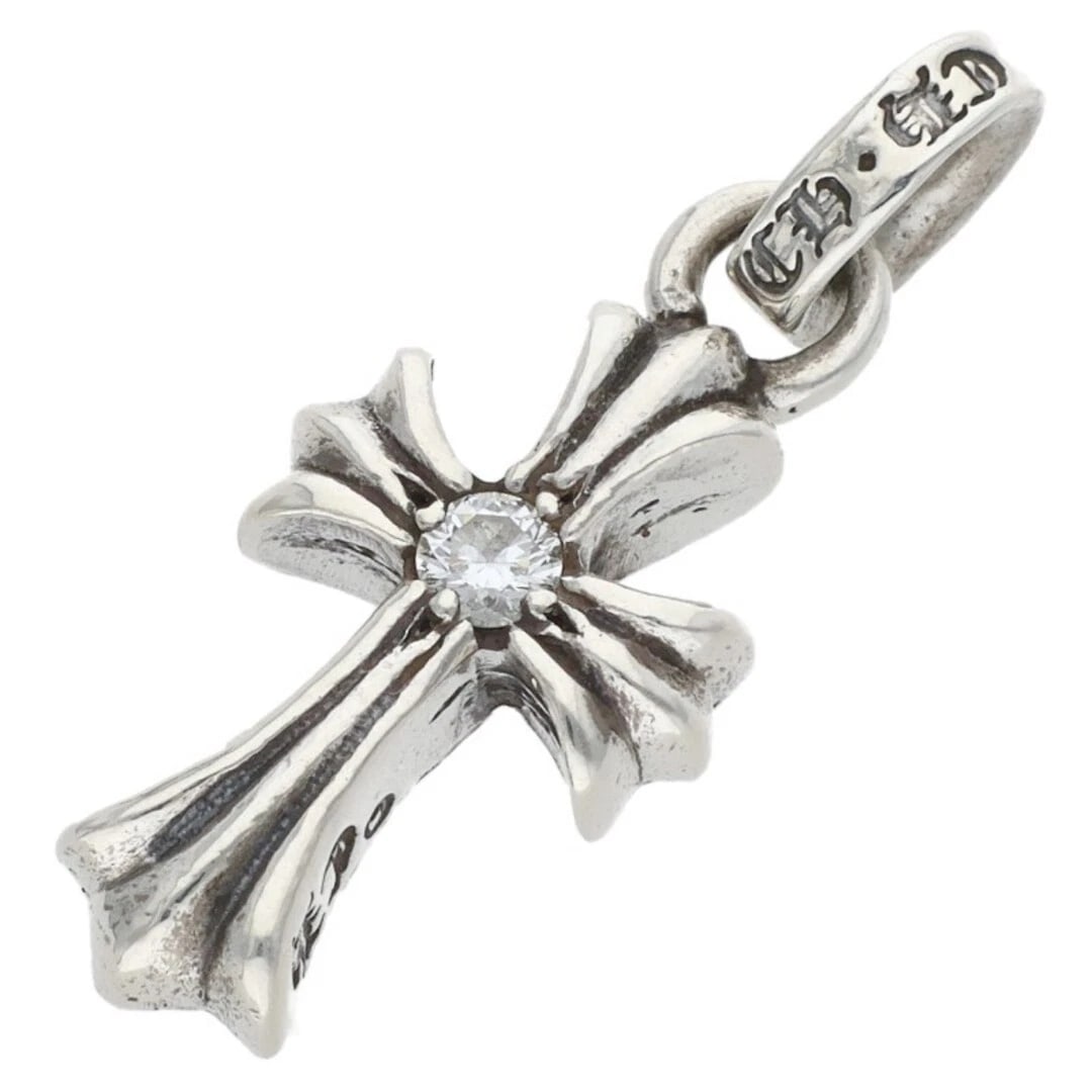 CHROME HEARTS FLORAL HEART SILVER RING MEN'S: Chrome Hearts Floral Heart Silver Ring Men's Brand: Chrome Hearts Type/Style: Necklace Material: 925 Silver Color: silver Size: vertical 2.3cm Accessories: None Accessories Notice: When purchasing