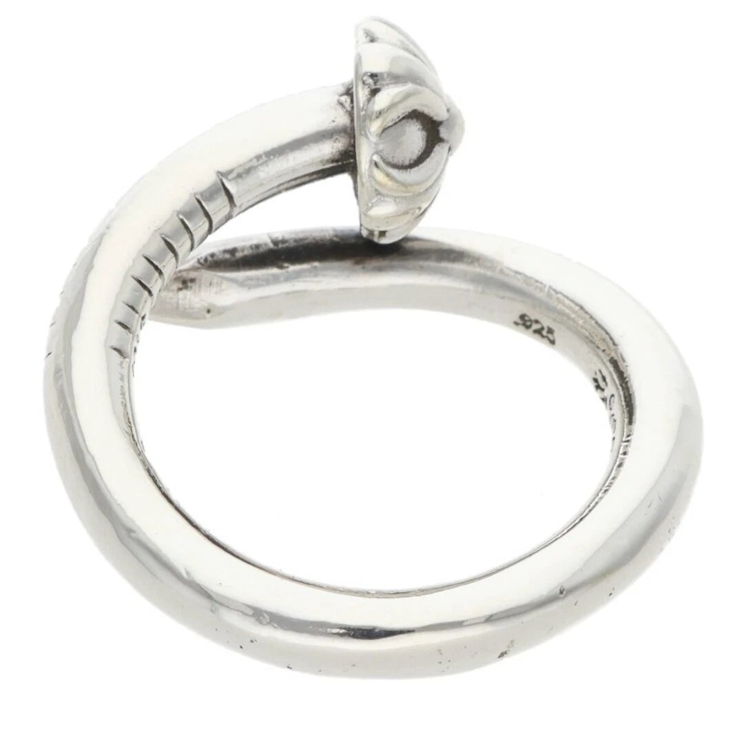 CHROME HEARTS CROSSBALL SILVER RING - 2