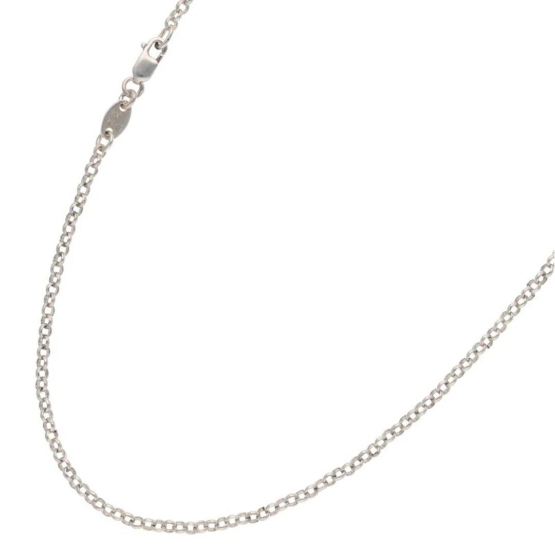 CHROME HEARTS NECKCHAIN ROLL CHAIN SILVER NECKLACE: Chrome Hearts NECKCHAIN roll Chain Silver Necklace Brand: Chrome Hearts Type/Style: Necklace Material: 925 Silver Color: silver Size: total length 76.5cm Accessories: None Accessories Noti