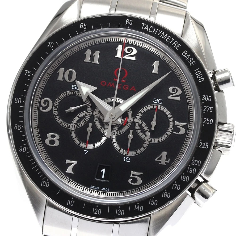 OMEGA OLYMPIC COLLECTION BROAD ARROW AUTOMATIC WATCH: OMEGA Olympic Collection Broad Arrow Automatic Watch Brand: OMEGA Type/Style: Wristwatch Material: Band Material Stainless Steel, Case Material Stainless Steel Color: Band Color Silver, Case Color
