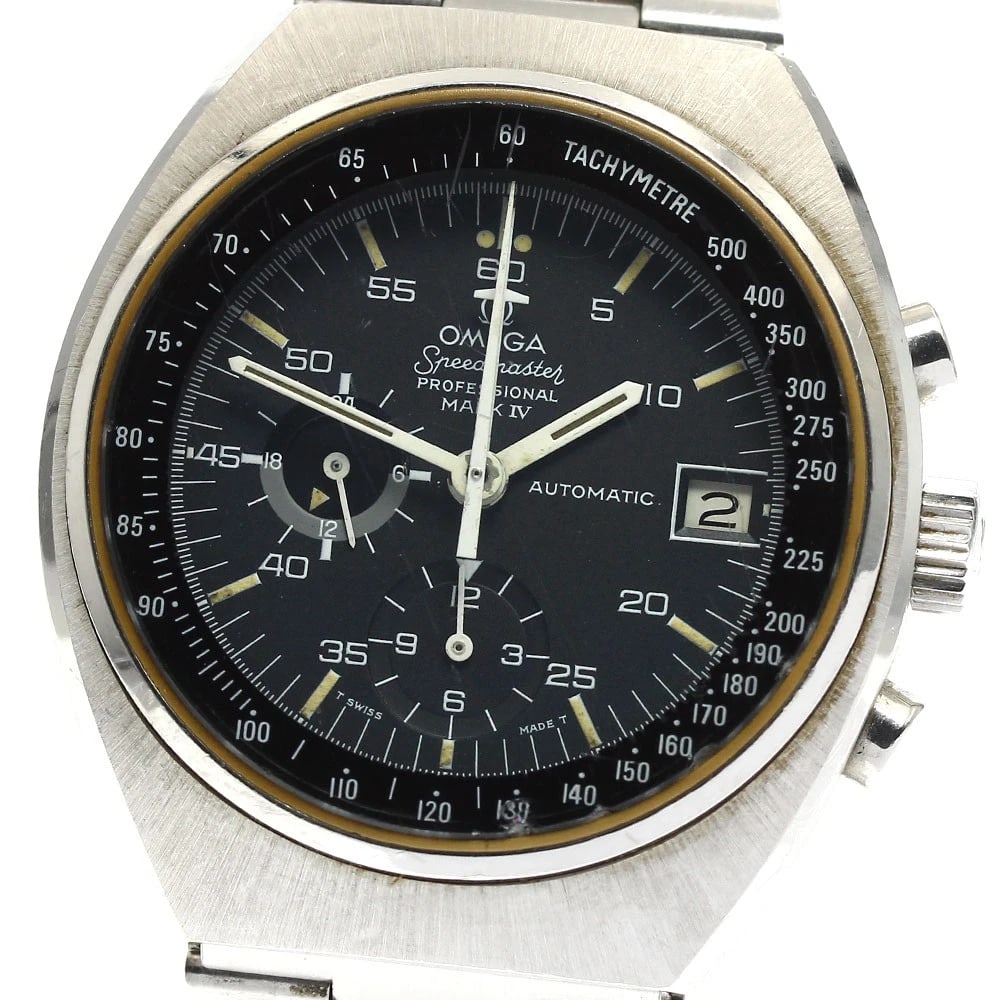 OMEGA SPEEDMASTER MARK CHRONOGRAPH WATCH: OMEGA Speedmaster Mark Chronograph Watch Brand: OMEGA Type/Style: Wristwatch Material: Band Material Stainless Steel, Case Material Stainless Steel Color: Band Color Silver, Case Color Silver, Dial Co