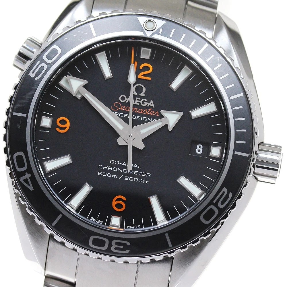 OMEGA SEAMASTER PLANET OCEAN DATE AUTOMATIC WATCH: OMEGA Seamaster Planet Ocean Date Automatic Watch Brand: OMEGA Type/Style: Wristwatch Material: Band Material Stainless Steel, Case Material Stainless Steel Color: Band Color Silver, Case Color Silver