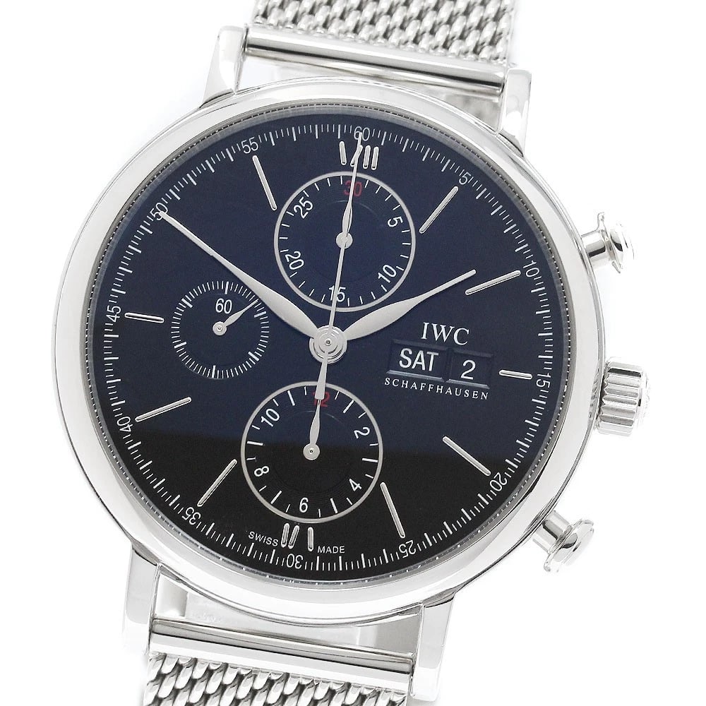 IWC SCHAFFHAUSEN PORTOFINO CHRONOGRAPH AUTOMATIC WATCH (1 of 3)