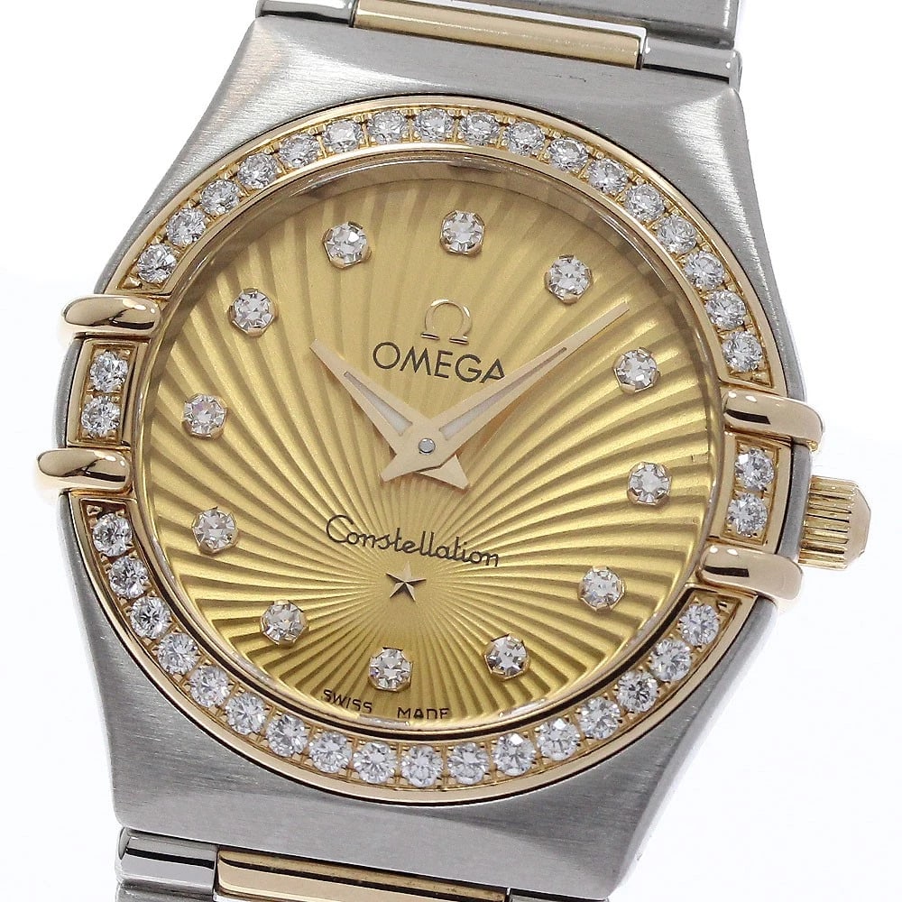OMEGA CONSTELLATION MINI QUARTZ WATCH: OMEGA Constellation Mini Quartz Watch Brand: OMEGA Type/Style: Wristwatch Material: Band Material Stainless Steel/YG, Case Material Stainless Steel/YG Color: Band Color Silver/Gold, Case Color