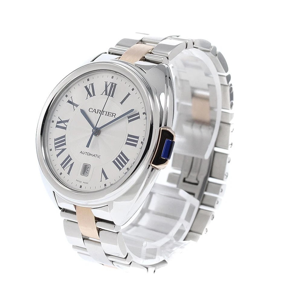CARTIER SS/PG AUTOMATIC WATCH - 2