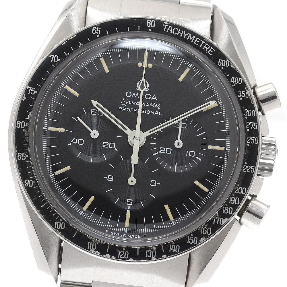 OMEGA SPEEDMASTER PROFESSIONAL HAND WINDING WATCH: OMEGA Speedmaster Professional Hand Winding Watch Brand: OMEGA Type/Style: Wristwatch Material: Band Material Stainless Steel, Case Material Stainless Steel Color: Band Color Silver, Case Color