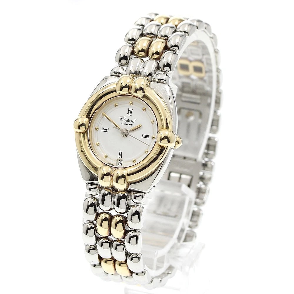 CHOPARD GSTAAD WHITE DIAL QUARTZ WATCH - 2