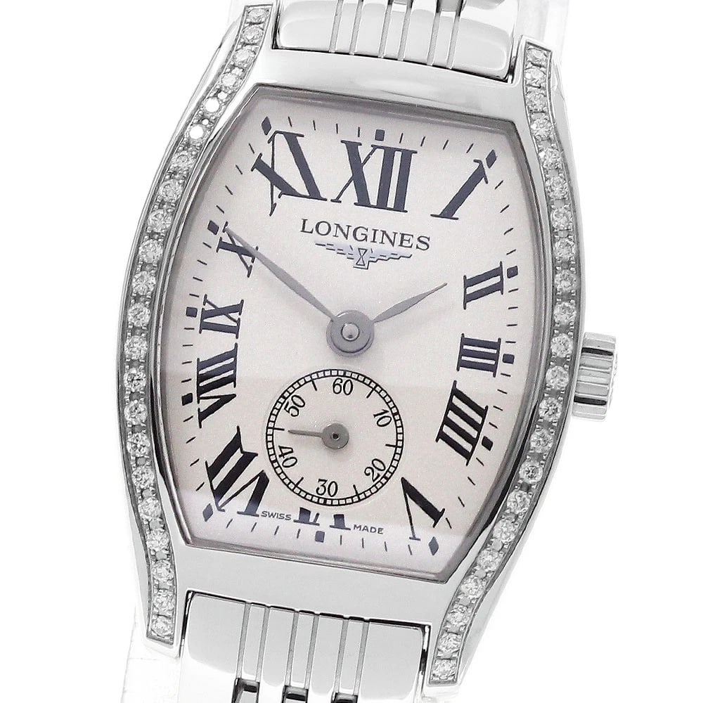 LONGINES EVIDENZA SIDE DIAMOND BEZEL SILVER DIAL QUARTZ WATCH: LONGINES Evidenza Side diamond bezel Silver Dial Quartz Watch Brand: LONGINES Type/Style: Wristwatch Material: Band Material Stainless Steel, Case Material Stainless Steel Color: Band Color Silver, Ca