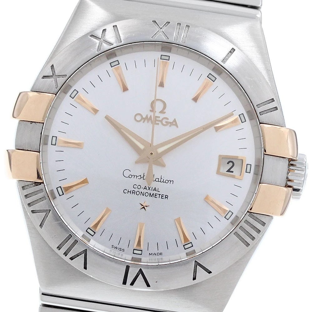 OMEGA CONSTELLATION COAXIAL CHRONOMETER WATCH: OMEGA Constellation Coaxial Chronometer Watch Brand: OMEGA Type/Style: Wristwatch Material: Band Material Stainless Steel, Case Material Stainless Steel/PG Color: Band Color Silver, Case Color Silver