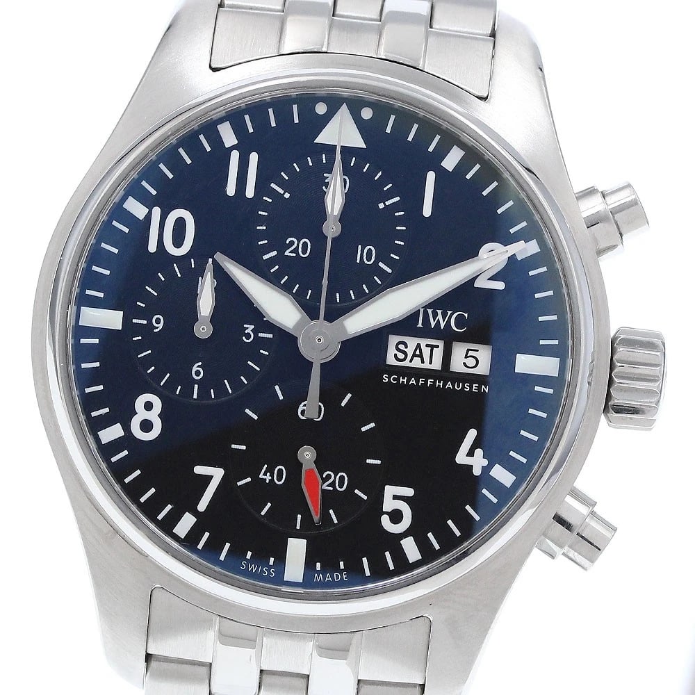IWC SCHAFFHAUSEN PILOT'S WATCH CHRONOGRAPH 41 AUTOMATIC WATCH (1 of 5)