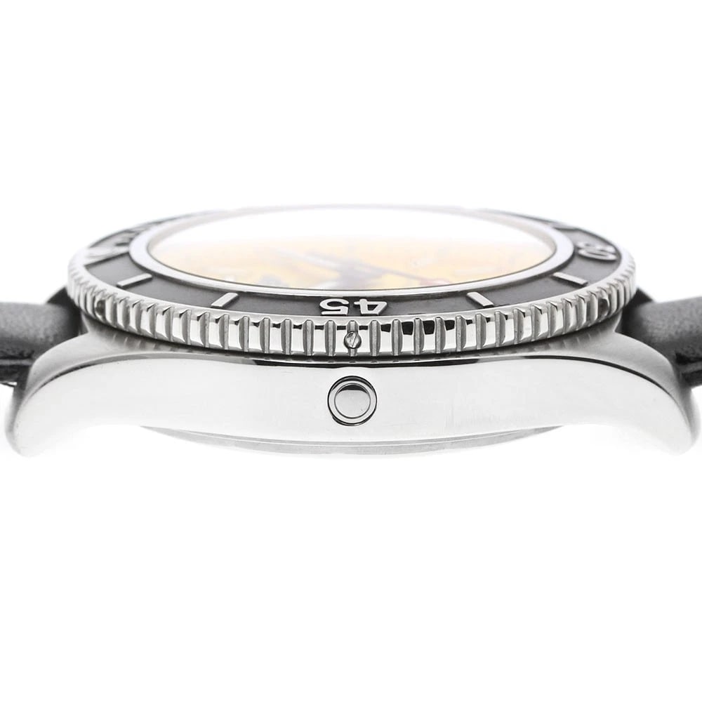 BREITLING SUPER OCEAN DATE YELLOW DIAL AUTOMATIC WATCH - 4