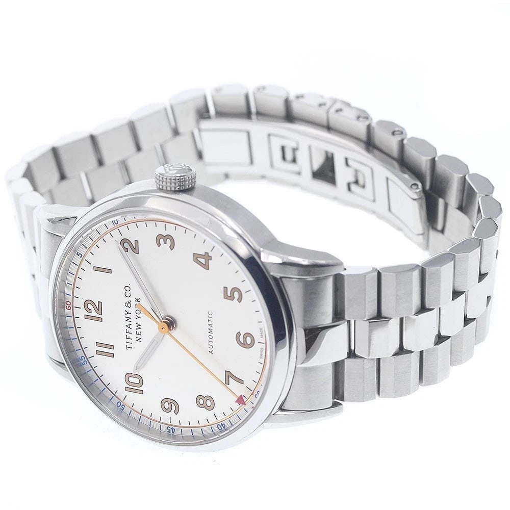 TIFFANY&CO. SILVER DIAL AUTOMATIC WATCH - 2