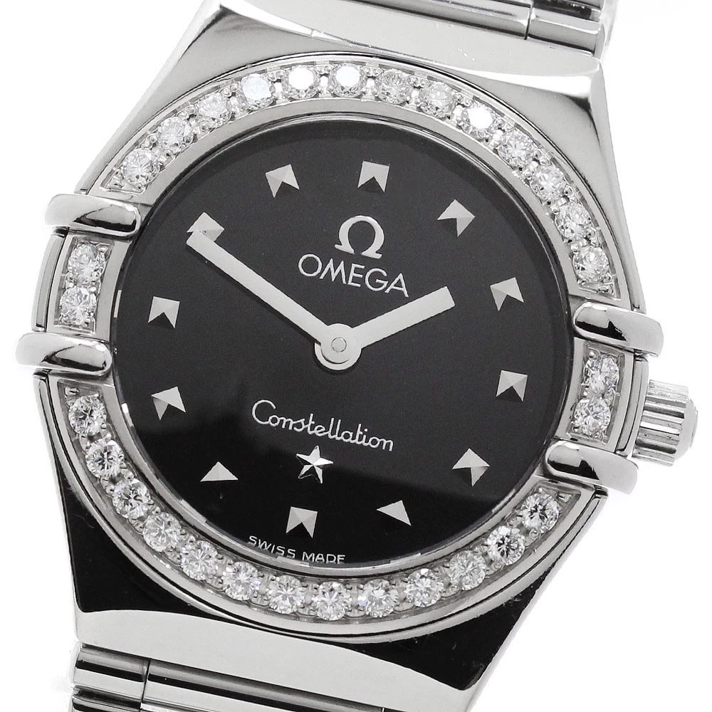 OMEGA CONSTELLATION MINI MY CHOICE QUARTZ WATCH: OMEGA Constellation Mini My Choice Quartz Watch Brand: OMEGA Type/Style: Wristwatch Material: Band Material Stainless Steel, Case Material Stainless Steel Color: Band Color Silver, Case Color Silver, 