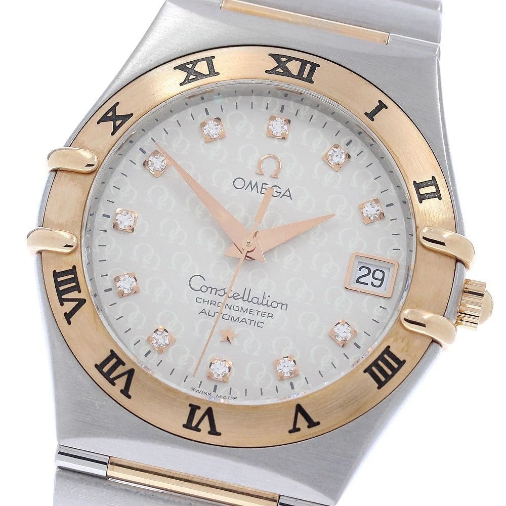 OMEGA CONSTELLATION AUTOMATIC WATCH: OMEGA Constellation Automatic Watch Brand: OMEGA Type/Style: Wristwatch Material: Band Material Stainless Steel/PG, Case Material Stainless Steel/PG Color: Band Color Silver gold, Case Color Silver /
