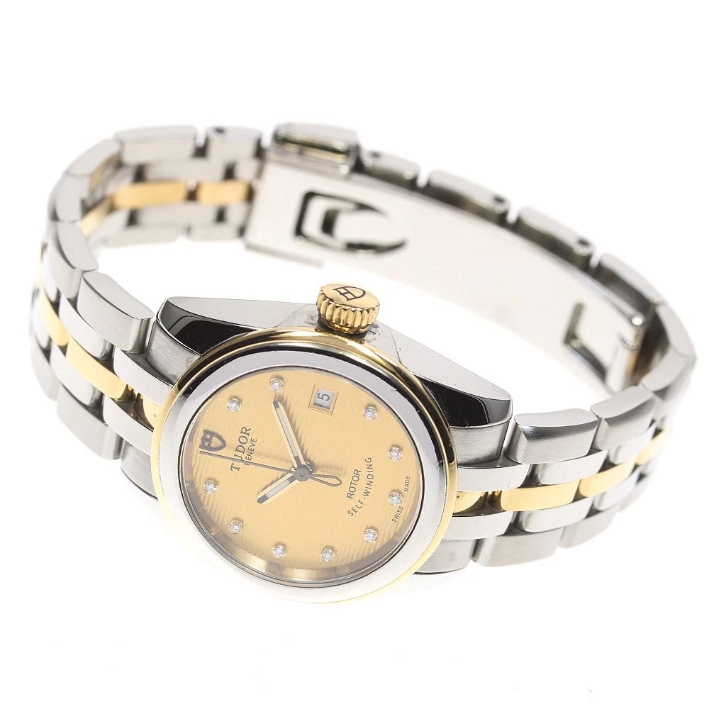 TUDOR GRAMMAR DATE DIAMOND DATE AUTOMATIC WATCH - 2