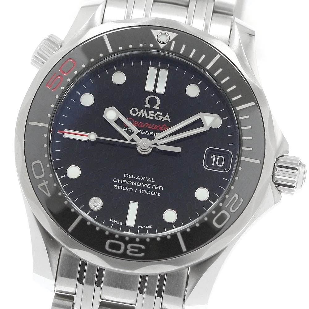 OMEGA SEAMASTER JAMES BOND LIMITED EDITION WATCH: OMEGA Seamaster James Bond Limited Edition Watch Brand: OMEGA Type/Style: Wristwatch Material: Band Material Stainless Steel, Case Material Stainless Steel Color: Band Color Silver, Case Color