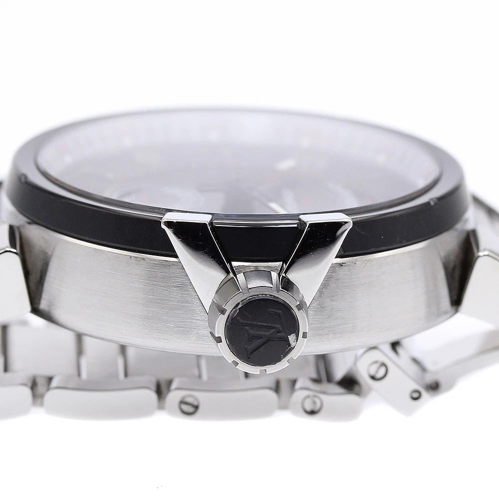 LOUIS VUITTON TAMBOUR EVOLUTION GMT AUTOMATIC WATCH - 3