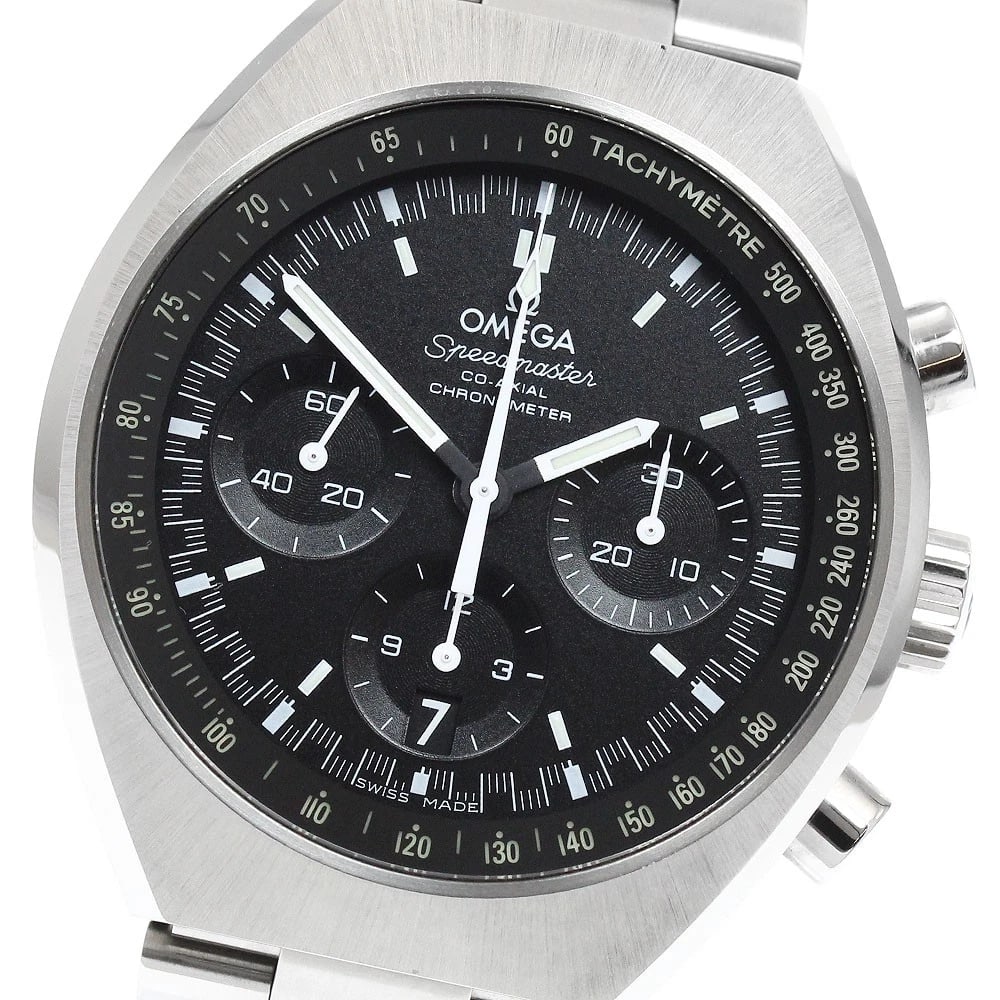OMEGA SPEEDMASTER MARK AUTOMATIC WATCH: OMEGA Speedmaster Mark Automatic Watch Brand: OMEGA Type/Style: Wristwatch Material: Band Material Stainless Steel, Case Material Stainless Steel Color: Band Color Silver, Case Color Silver, Dial