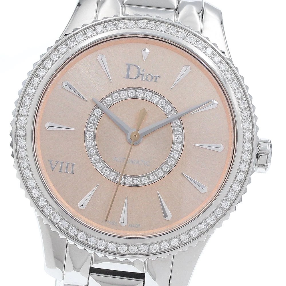 DIOR VIII MONTAGNE ORANGE DIAL AUTOMATIC WATCH: Dior VIII Montagne Orange Dial Automatic Watch Brand: Dior Type/Style: Wristwatch Material: Band Material Stainless Steel, Case Material Stainless Steel Color: Band Color Silver, Case Color Silver,