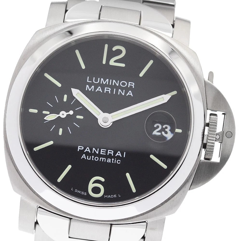 PANERAI LUMINOR MARINA SMALL SECONDS BLACK DIAL AUTOMATIC WATCH: PANERAI Luminor Marina Small seconds Black Dial Automatic Watch Brand: PANERAI Type/Style: Wristwatch Material: Band Material Stainless Steel/TI, Case Material Stainless Steel/TI Color: Band Color Sil