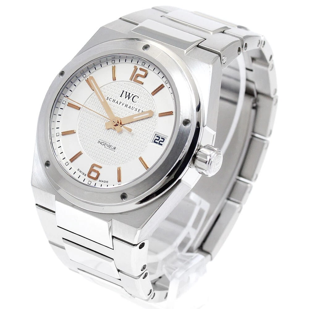 IWC SCHAFFHAUSEN DATE SILVER DIAL AUTOMATIC WATCH - 2