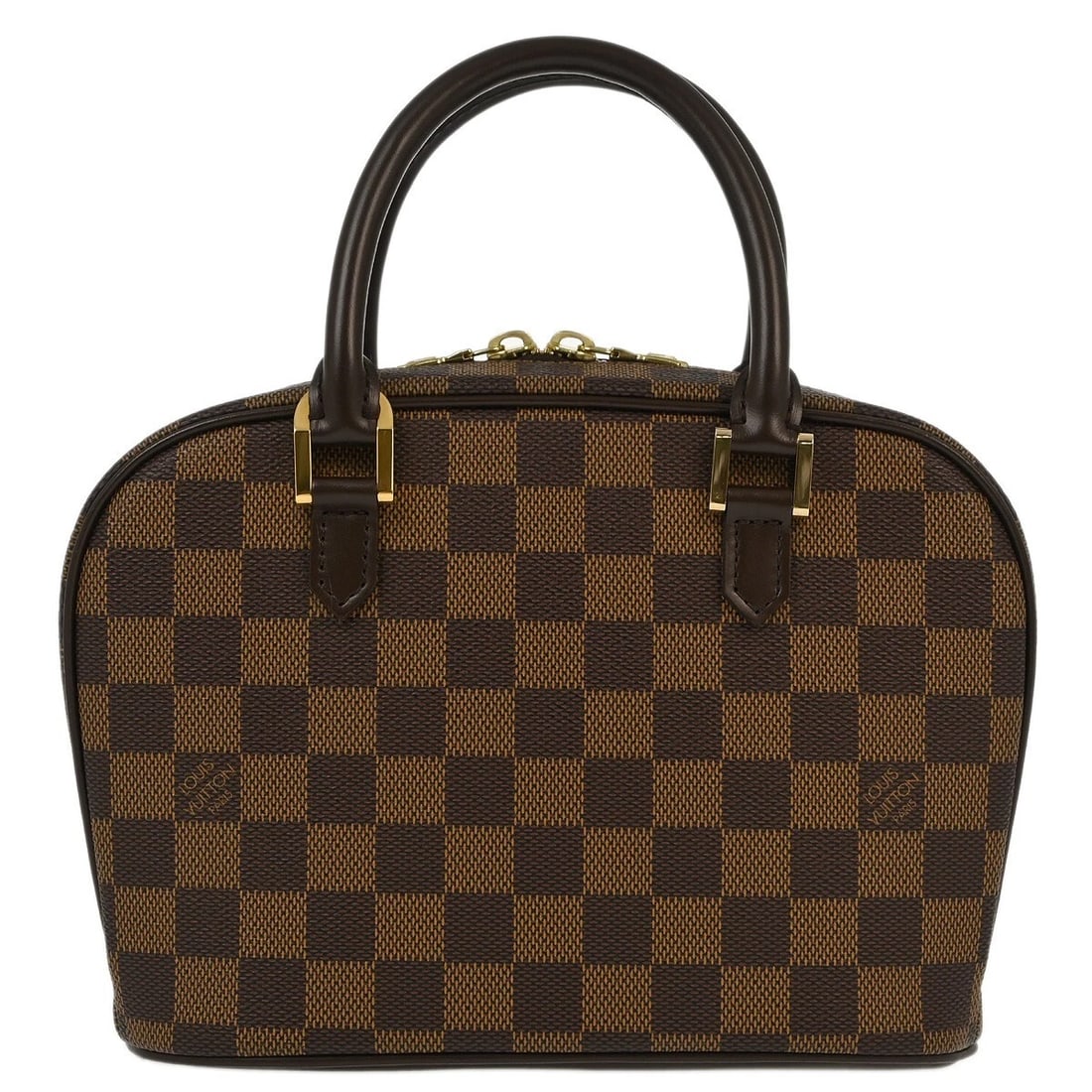 LOUIS VUITTON DAMIER SARRIA MINI HANDBAG: Louis Vuitton Damier Sarria Mini Handbag Brand: Louis Vuitton Type/Style: Hand Bag Material: Damier Canvas, Leather Color: EbenexBrown Size: W 22.0 x H 17.0 x D 9.0 cm Accessories: None Ac
