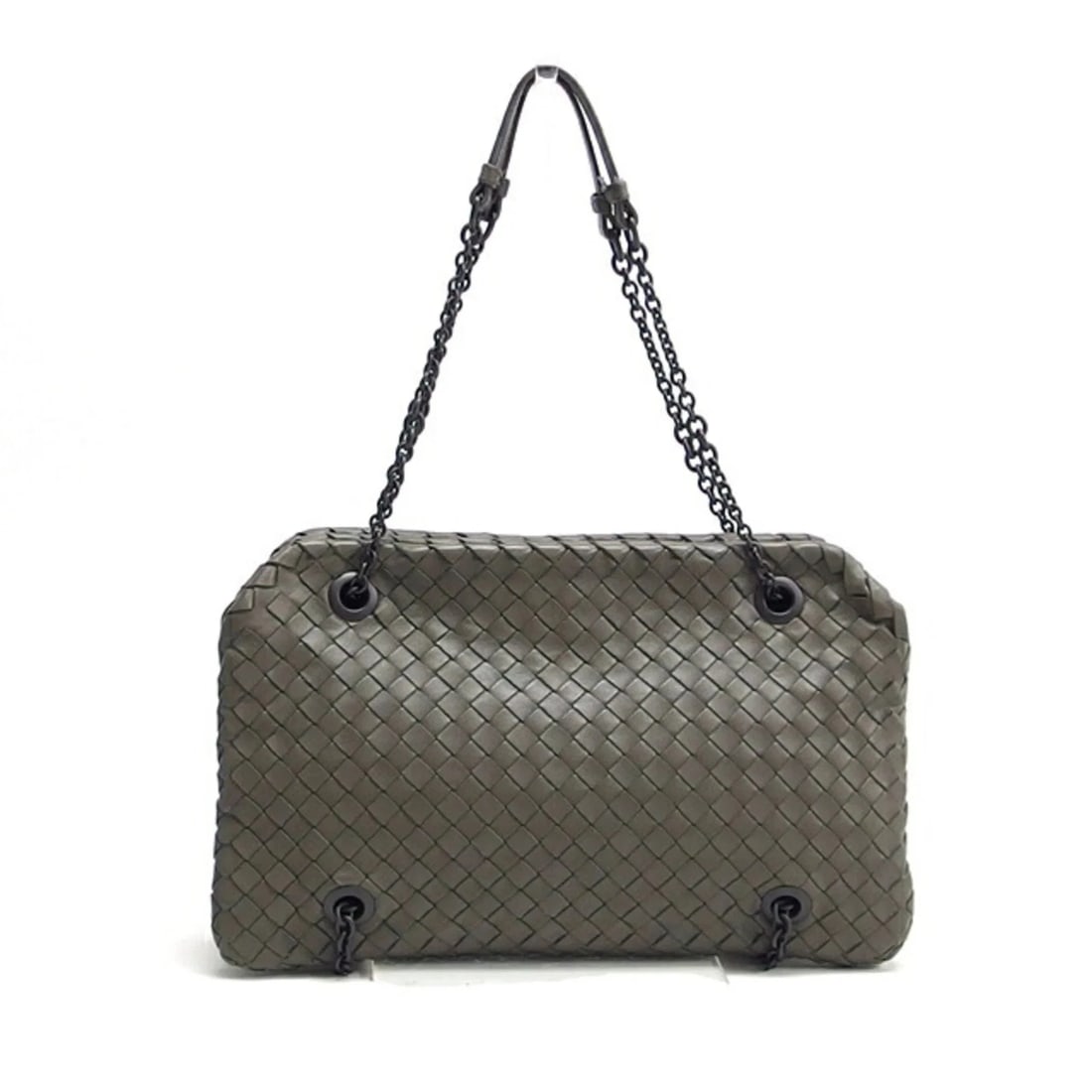 BOTTEGA VENETA INTRECCIATO CHAIN SHOULDER BAG (1 of 2)