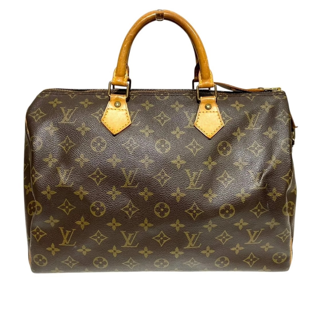 LOUIS VUITTON SPEEDY 35 HANDBAG, MONOGRAM CANVAS: Louis Vuitton Speedy 35 Handbag, Monogram Canvas Brand: Louis Vuitton Type/Style: Handbag Material: Monogram Color: Brown Size: (HxWxD) 23cm x 35cm x 18cm / 9.05inch x 13.77inch x 7.08inch Accesso
